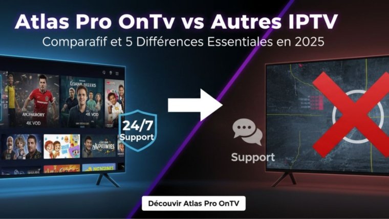 Atlas Pro OnTv vs Autres IPTV : Comparatif et 5 Différences Essentielles en 2025