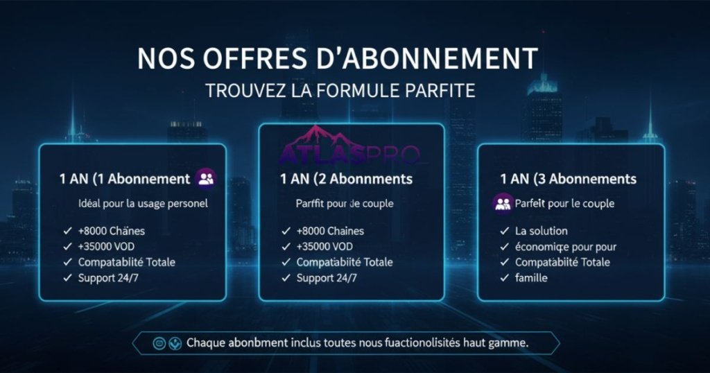 Nos Offres d'Abonnement : Trouvez la Formule Parfaite