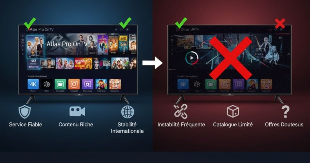 Pourquoi Comparer Atlas Pro OnTv avec d’Autres IPTV ?