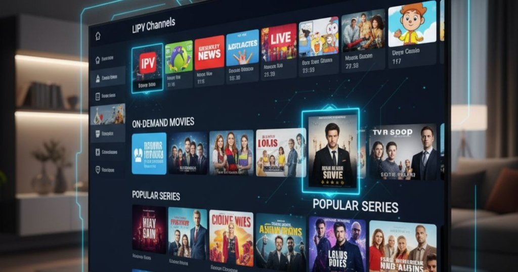 Présentation de l’interface IPTV Atlas Pro ONTV 2025