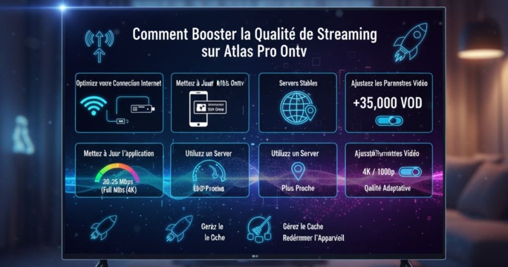 Comment Booster la Qualité de Streaming sur Atlas Pro Ontv
