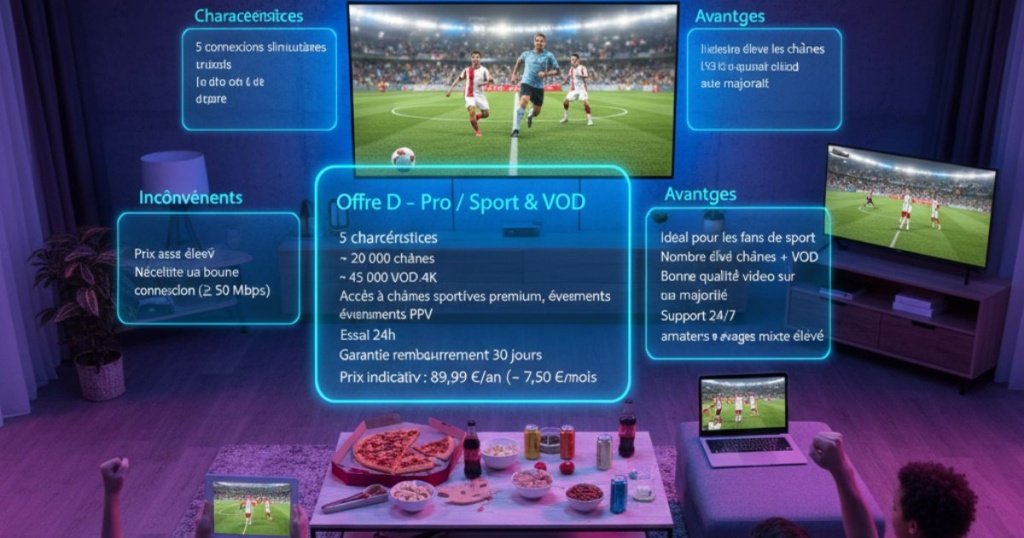 Offre D – Pro / Sport & VOD