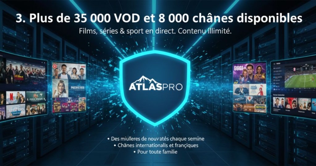 Plus de 35 000 VOD et 8 000 chaînes disponibles