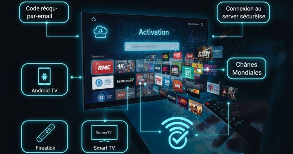 🔑 Étape 3 : Activez votre Atlas Pro OnTV Abonnement avec le code