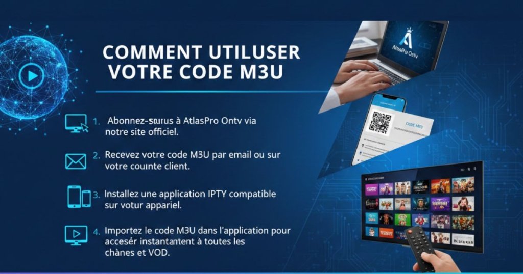 Comment Utiliser Atlas Pro Ontv Code M3U